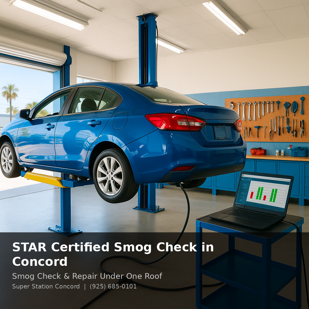 STAR Certified Smog Check in Concord