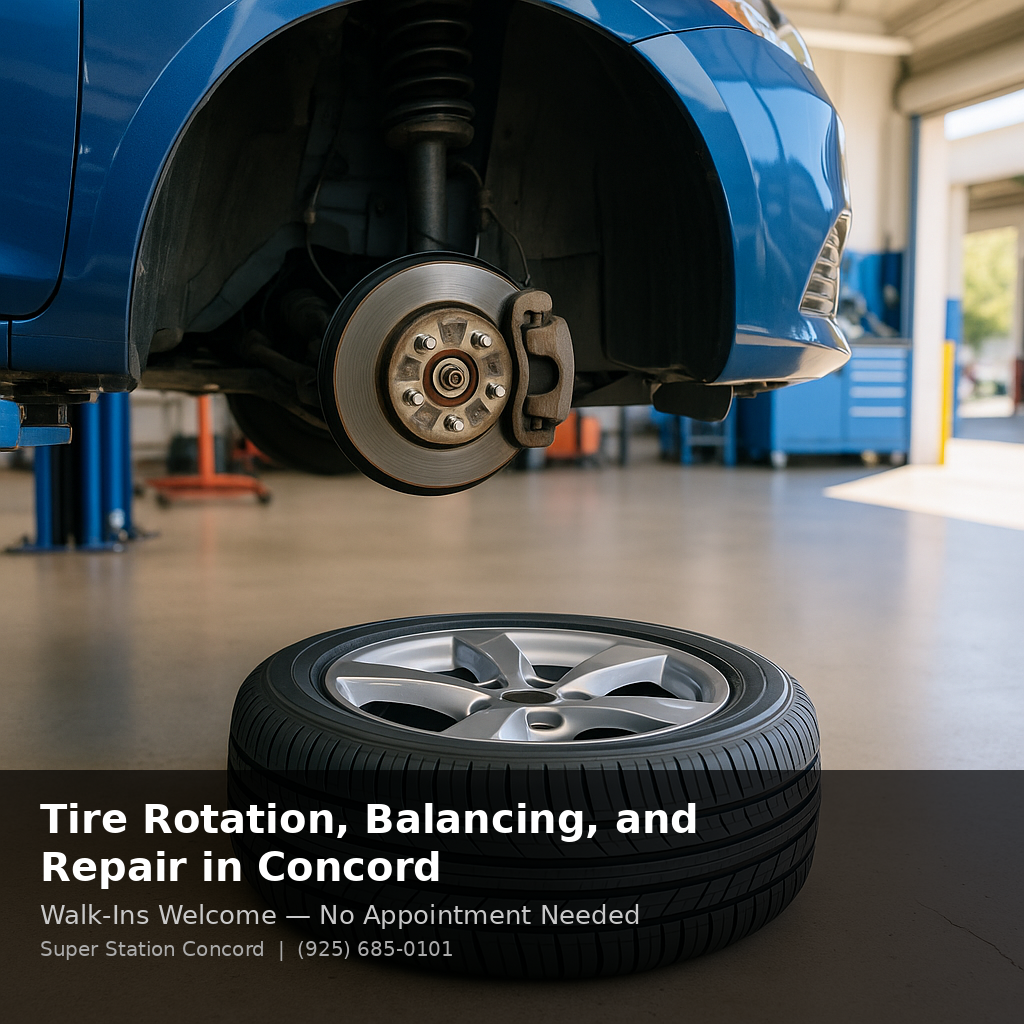 Tire Rotation, Balancing, and Repair in Concord