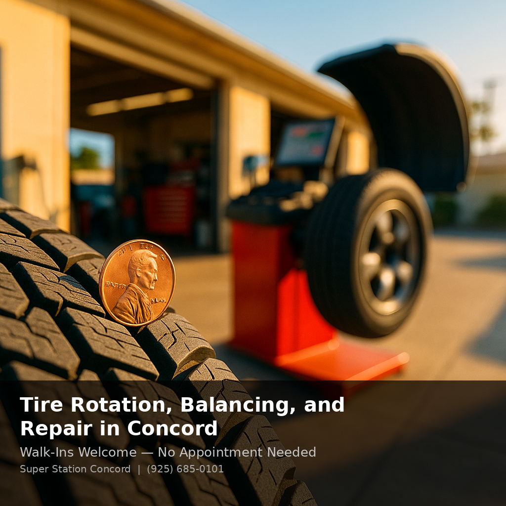 Tire Rotation, Balancing, and Repair in Concord