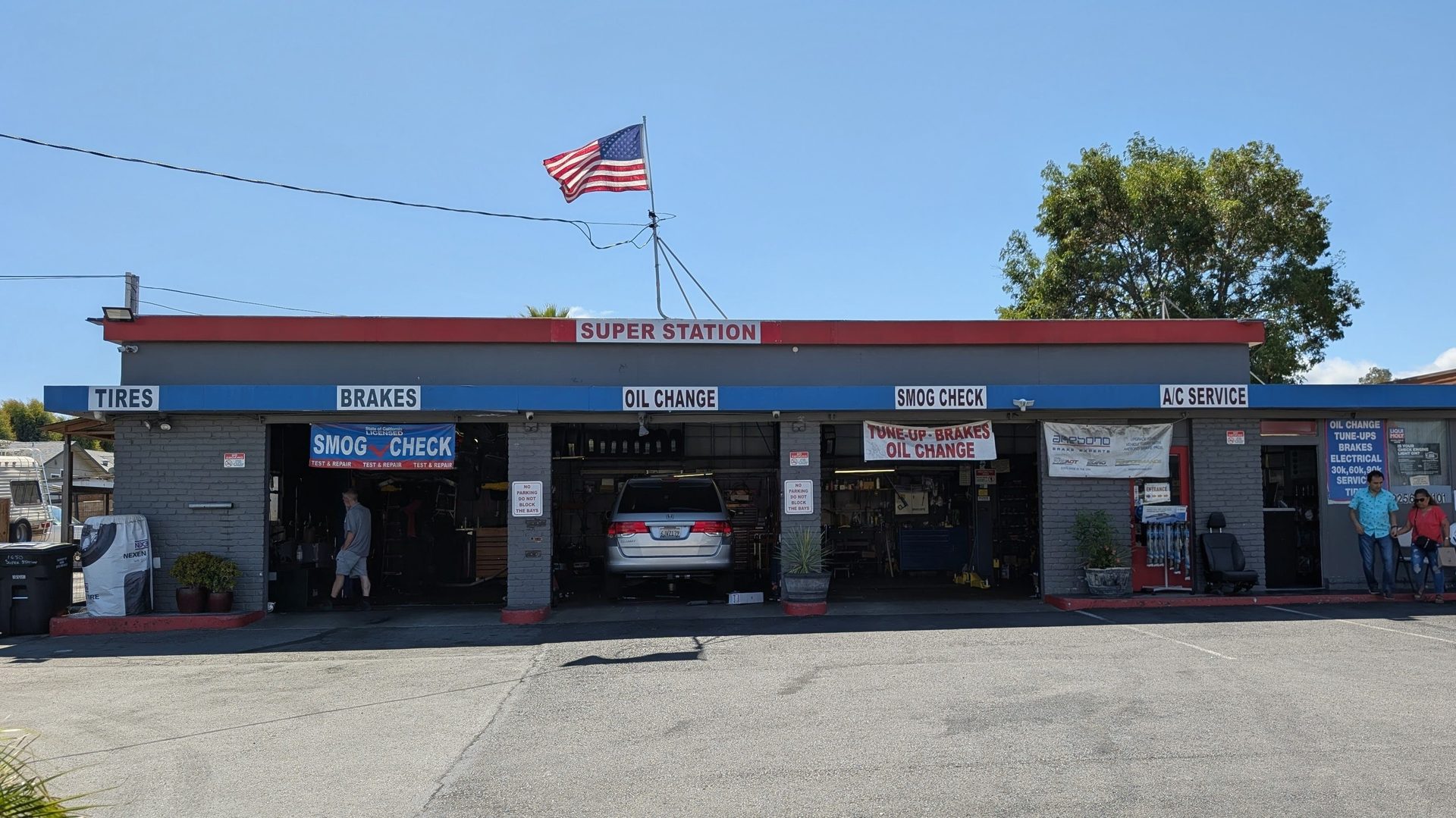 Super Station Concord auto repair shop exterior on Monument Boulevard in Concord, CA